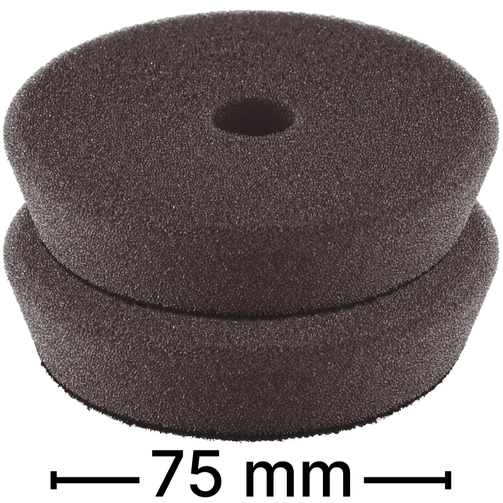 FLEX 532.409 PP-F 75 Finish-Pad Polishing sponge soft black 2 pcs