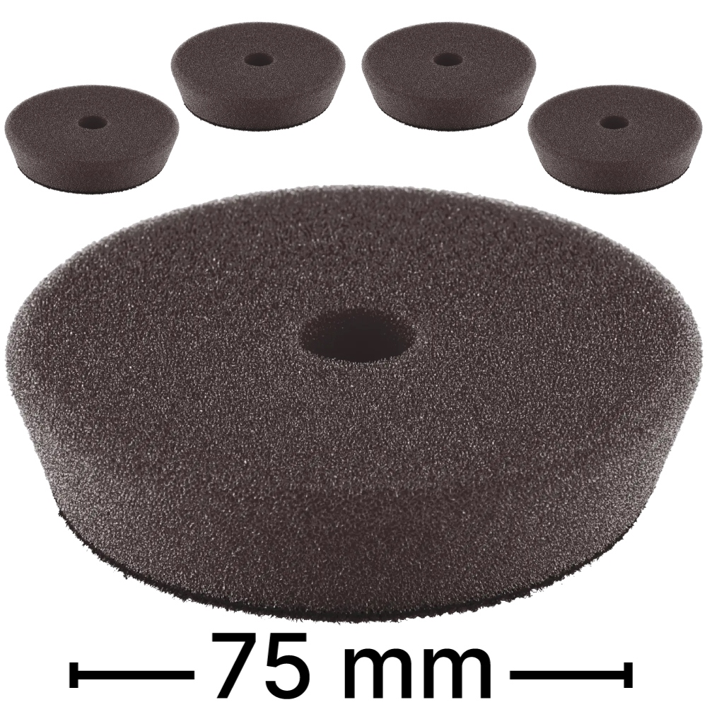 FLEX 532.657 PP-F 75 Finish-Pad Polishing sponge soft black 5 pcs