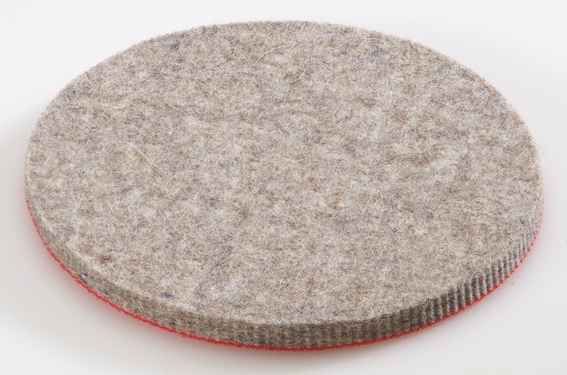 FLEX Natural fibre felt pad FP D125 S, soft or hard, Ø125mm