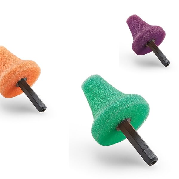 Flex PK-G/V/O 35 HEX Polishing sponges conical shape - 5 pieces