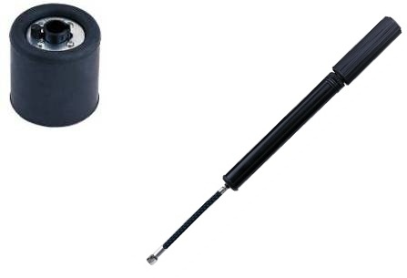 FLEX 257.004 Rubber air roller Ø 90x100 mm + Air Pump