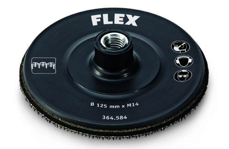 FLEX 364.584 Hook and loop grinding pad HOOK Ø 125 x M 14