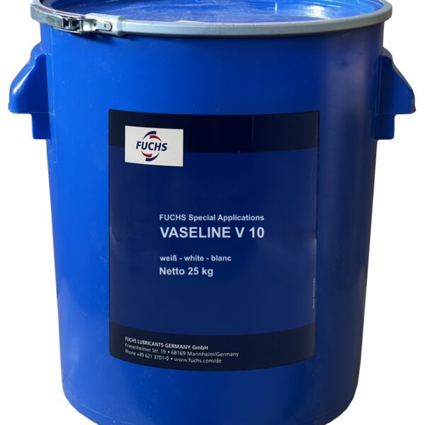 Fuchs Vaseline White V 10 Lubricant for food & medicine industry 25kg