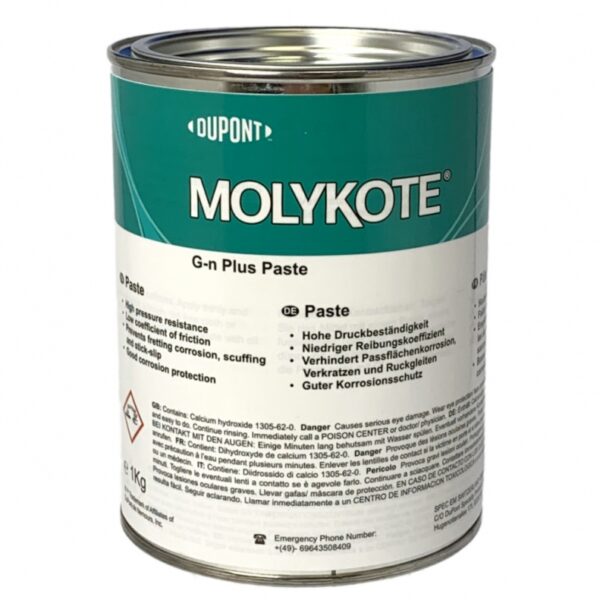 Molykote G-N Plus MoS2 Solid lubricant paste for assembly 1kg can