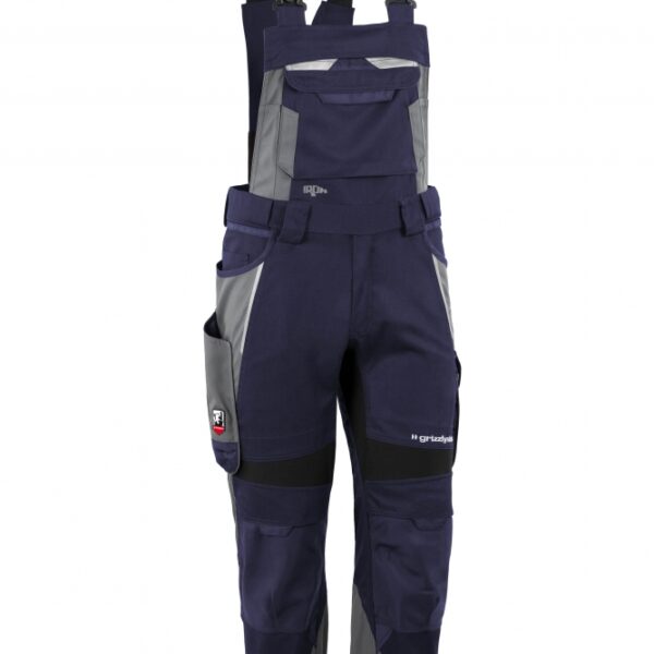 Grizzlyskin GIM3706 IRON Lyocell Work dungarees blue-gray