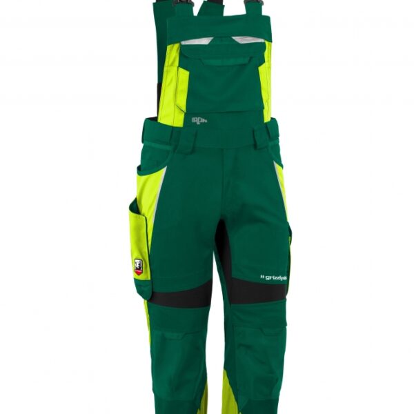 Grizzlyskin GIM3711 IRON Lyocell Work dungarees yellow-green