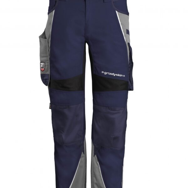 Grizzlyskin GIM3806 IRON Lyocell Work trousers blue-gray