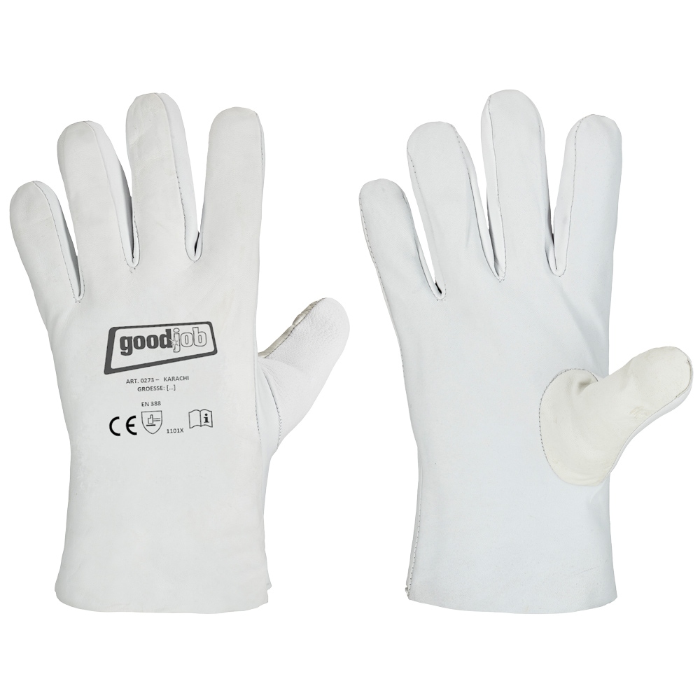 GOODJOB 0273 KARACHI Sheep leather safety gloves 8-11
