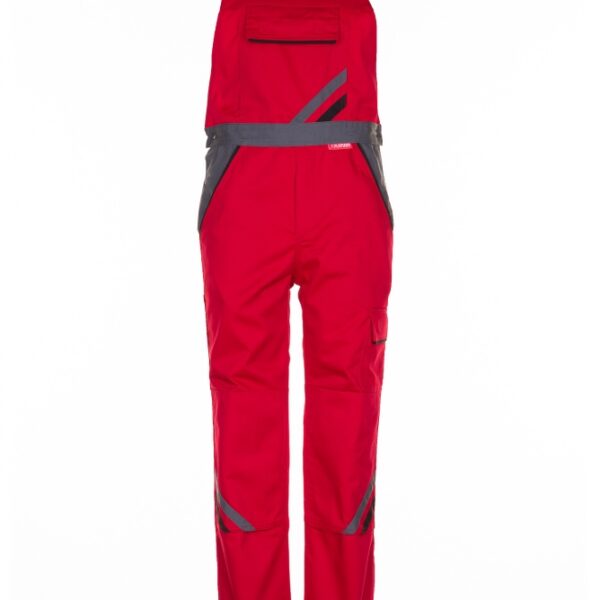 Planam 2336 Highline work Dungarees - red-slate-black