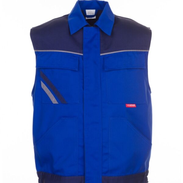 Planam 2360 Highline - Vest - royalblue-navy-zinc