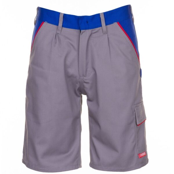 Planam 2373 HIGHLINE Work shorts, comfortable gray/blue/red XS-4XL