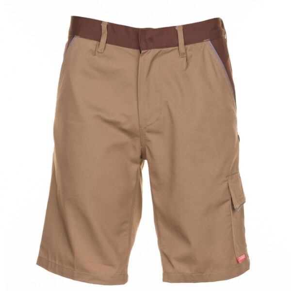 Planam 2374 HIGHLINE Work shorts, comfortable khaki/brown/gray XS-4XL