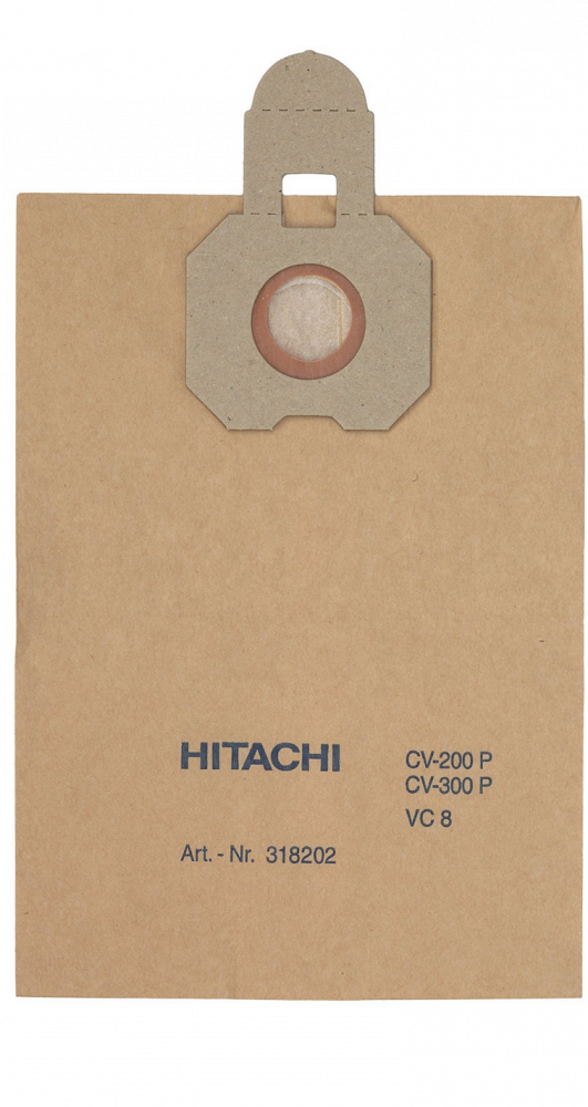 Hitachi 318202 Paper filter 2-ply for vacuum cleaners CV 200/300/400P