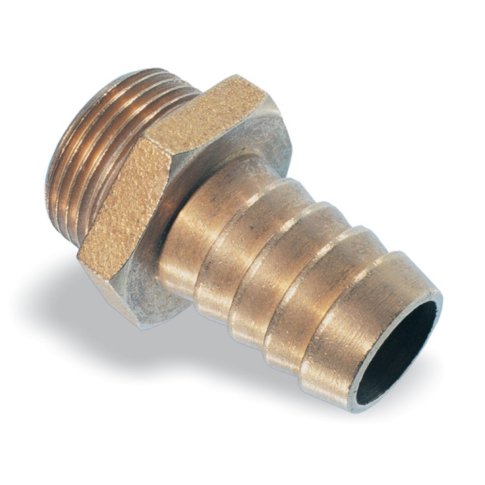 Hose barb adapter brass