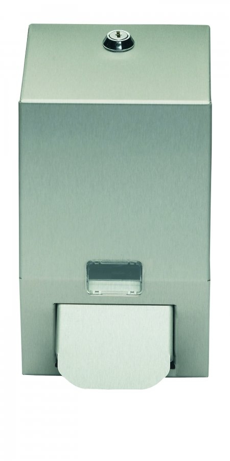 Deb Stainless steel dispenser for 1 liter cartridges with soap / creme