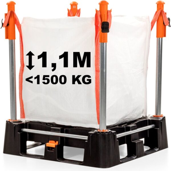 Indus Neva Unique handling & storage system for big bags height 1,10m