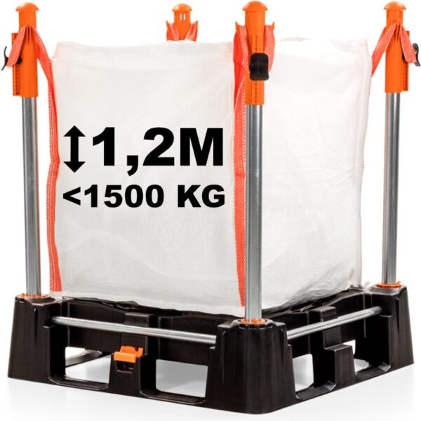 Indus Neva Unique handling & storage system for big bags height 1,20m