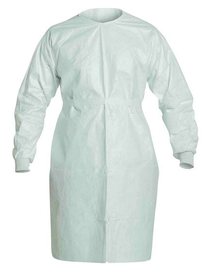 DuPont Tyvek ISOCLEAN Apron with long sleeves Cat. 3 white, S/M