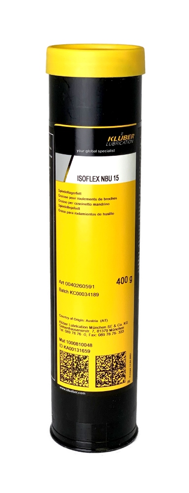 Klüber ISOFLEX NBU 15 High speed spindle bearing grease 400g