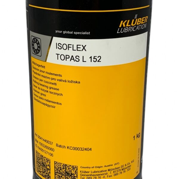 Klüber ISOFLEX TOPAS L 152 Rolling bearing grease 1kg can