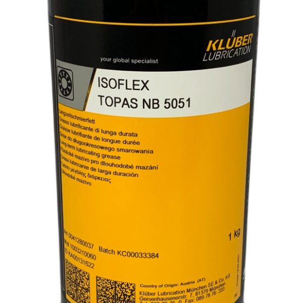 Klüber ISOFLEX TOPAS NB 5051 Synthetic long-term grease 1kg