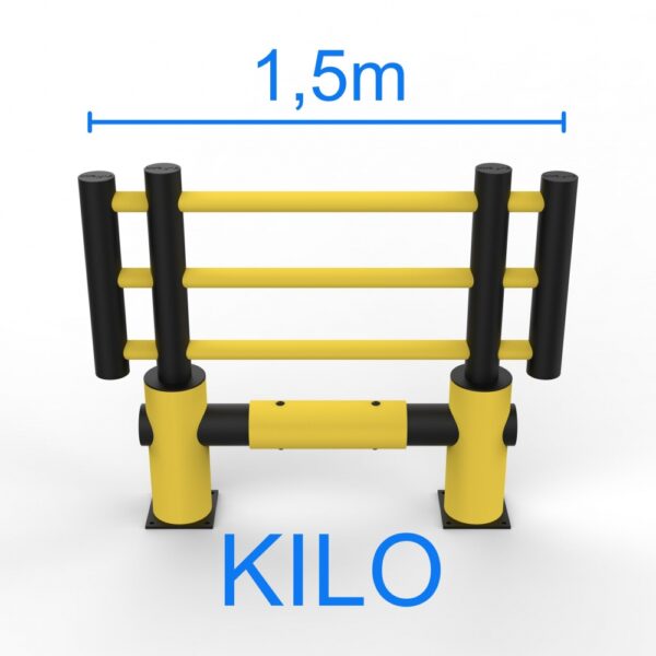 D-Flexx Kilo DFKI FU2 Machine protective fencing in polyurethane 1,5m