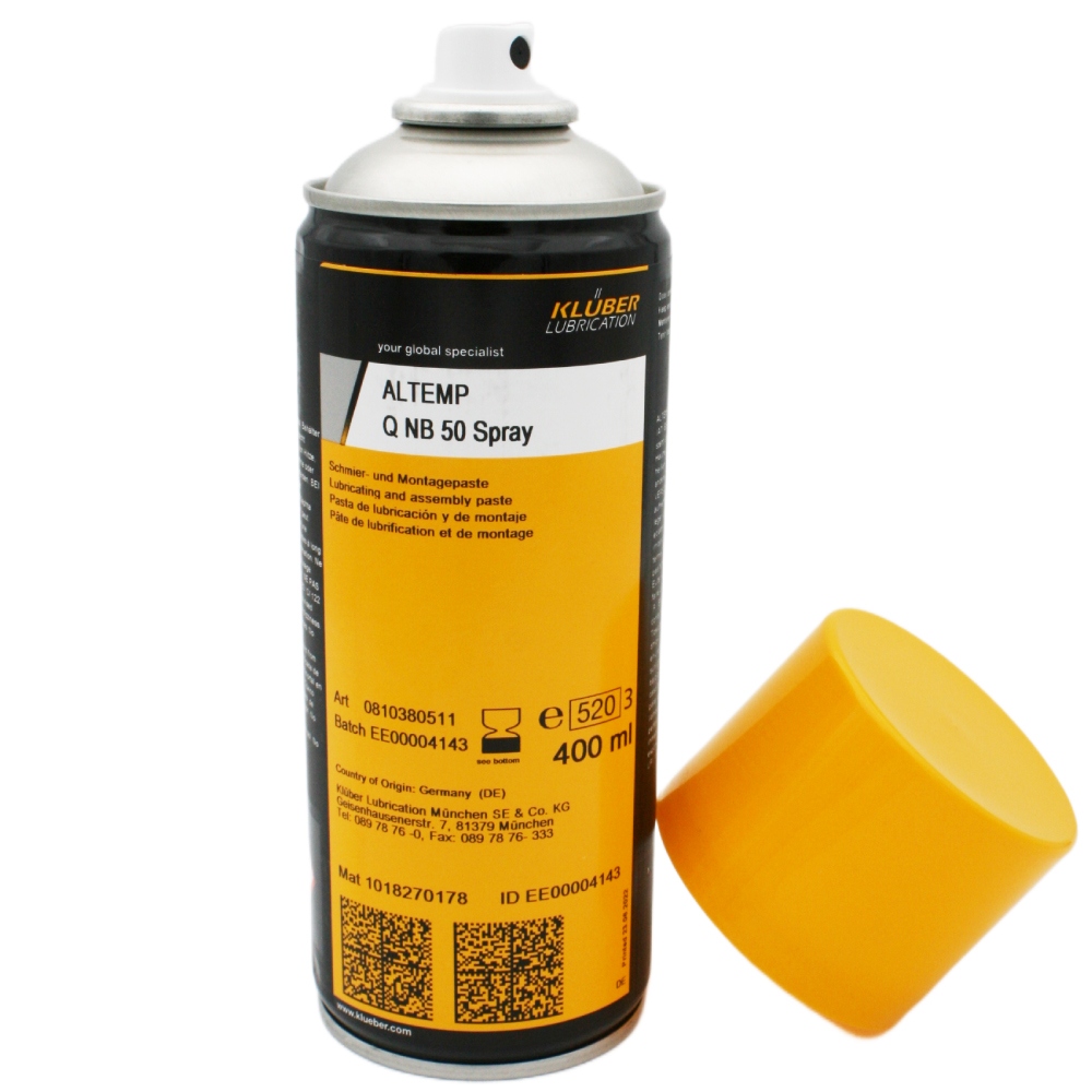 Klüber ALTEMP Q NB 50 Lubricating and assembly spray can 400ml