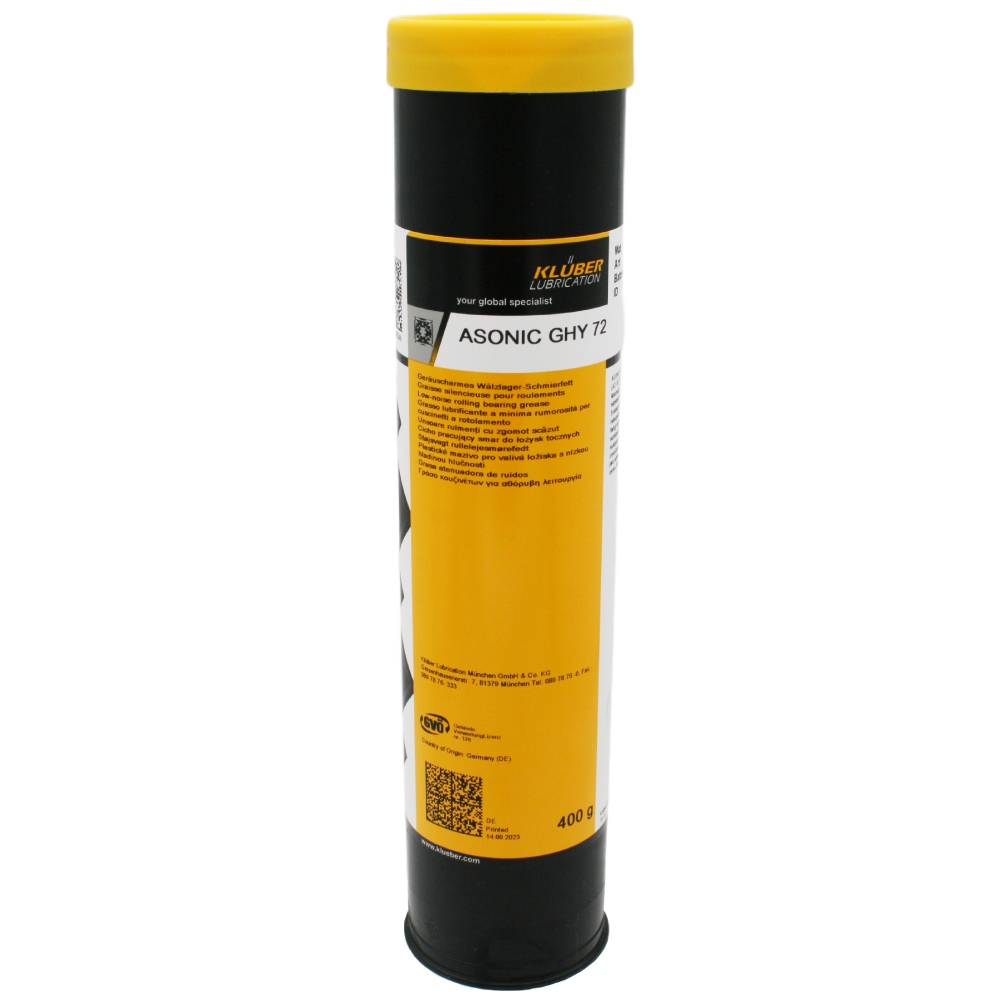 Klüber ASONIC GHY 72 Synthetic lubricating grease for long-term 400g