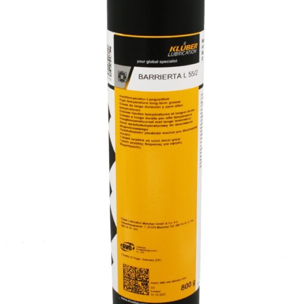 Klüber BARRIERTA L 55/2 High-temperature long-term grease 800g