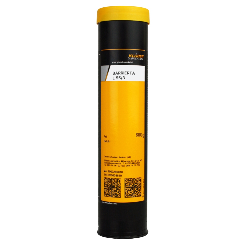 Klüber BARRIERTA L 55/3 High-temperature long-term grease NLGI 3, 800g