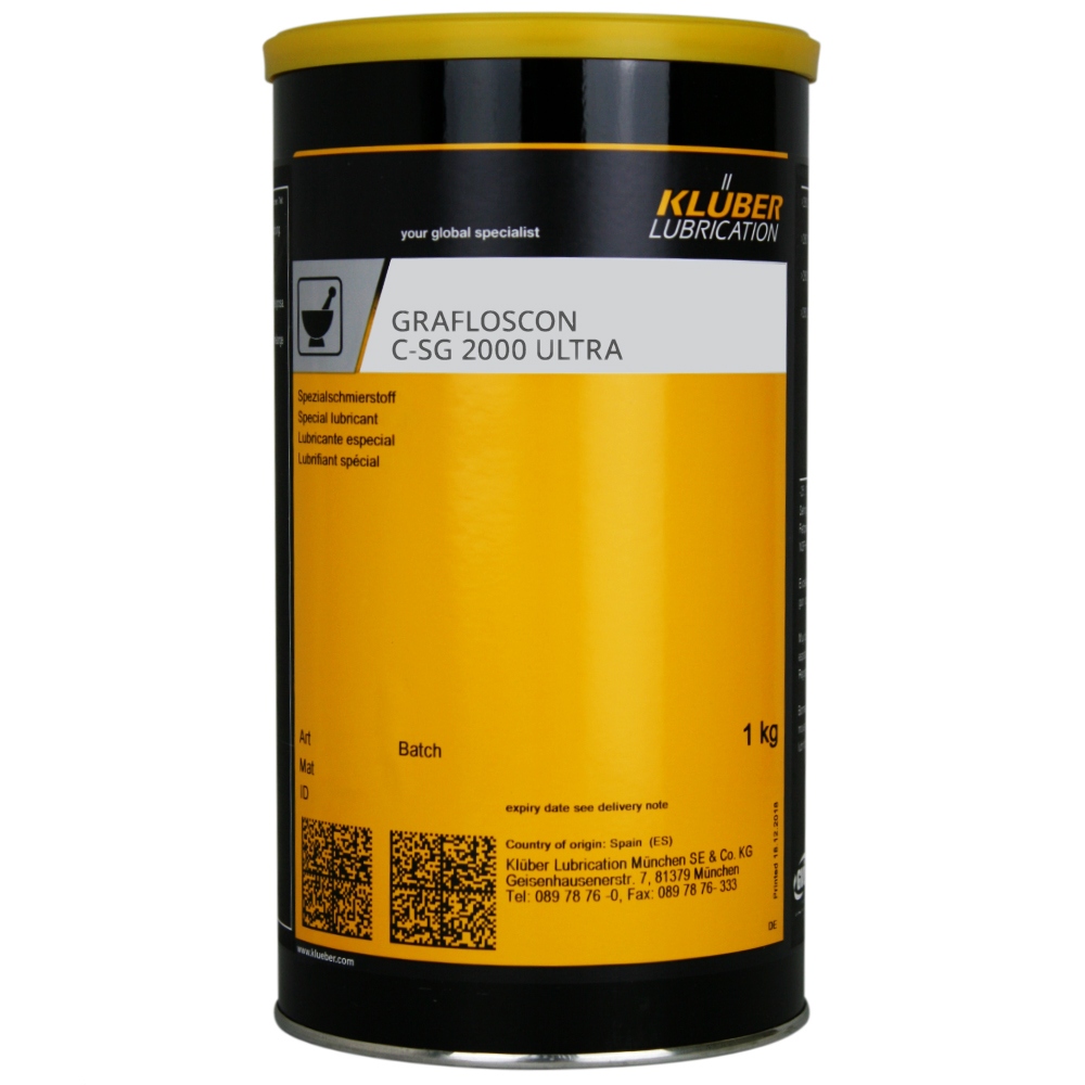 Klüber GRAFLOSCON C-SG 2000 ULTRA Lubricant for gear rim 1kg