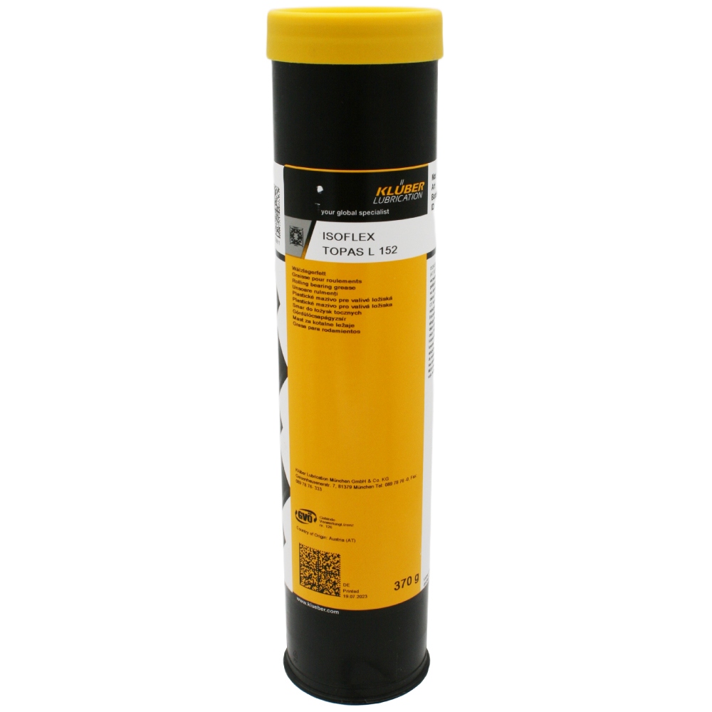 Klüber ISOFLEX TOPAS L 152 Rolling bearing grease cartridge 370g