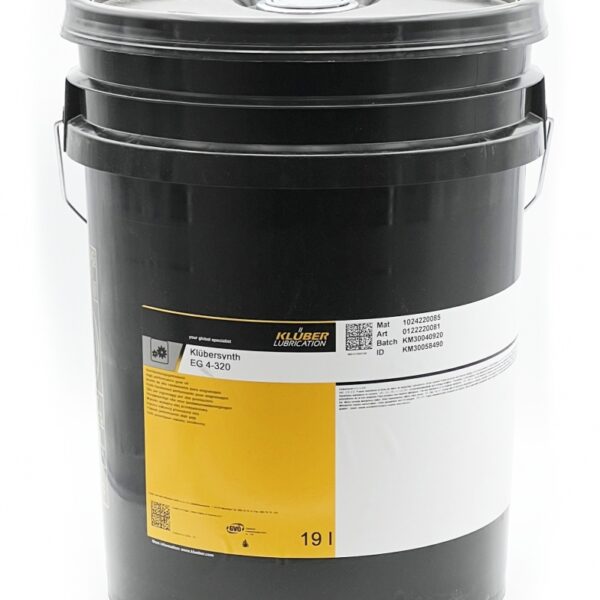 Klüber Klübersynth EG 4-320 High-performance gear oil 19l canister