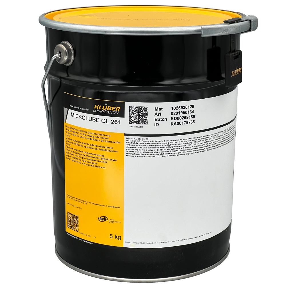 Klüber MICROLUBE GL 261 Special lubricating grease Lithium 5kg bucket