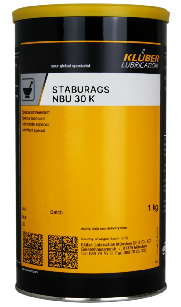 Klüber STABURAGS NBU 30 K Rolling and plain bearing grease 1kg can