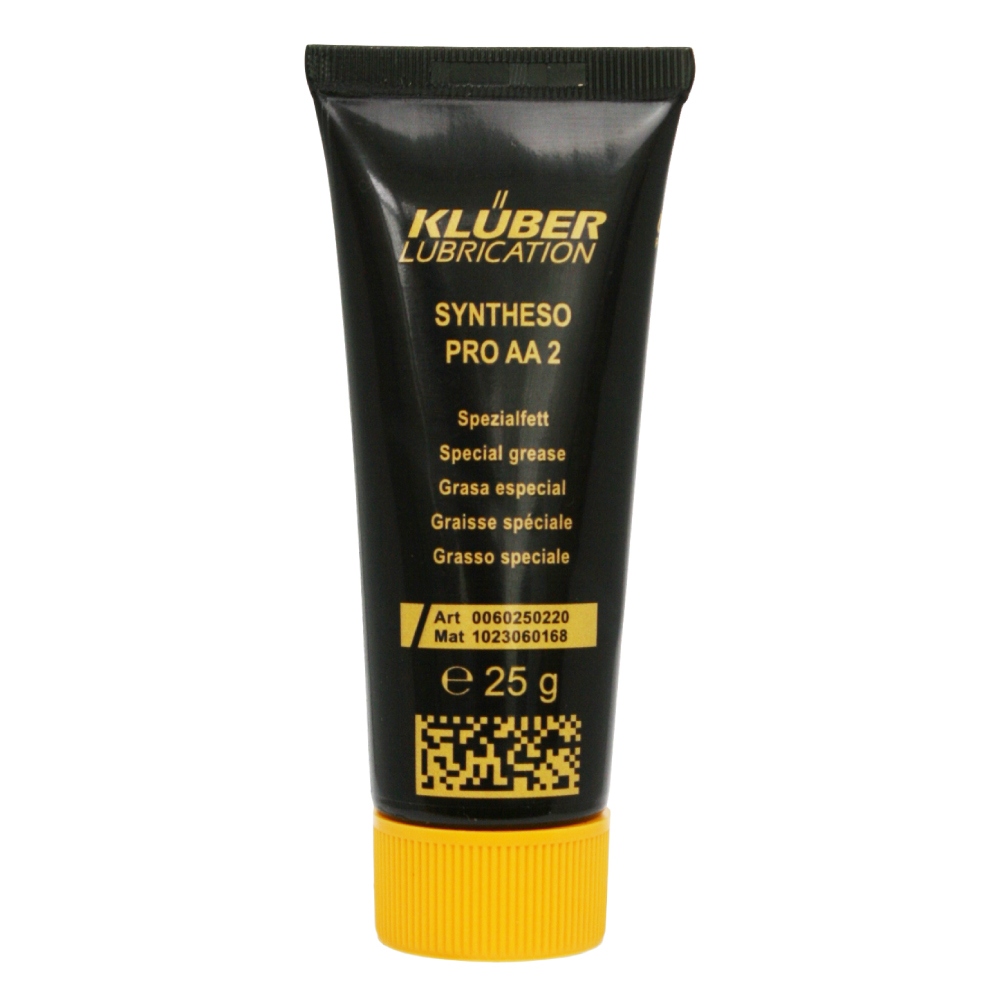 Klüber SYNTHESO PRO AA 2 Grease for rubber seals and plastics 25g tube
