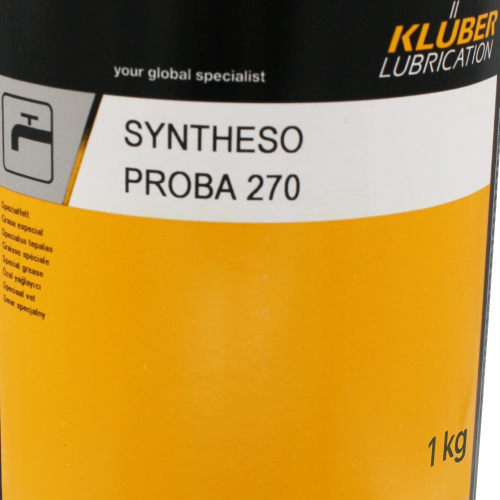 Klüber SYNTHESO PROBA 270 Lubricating grease for valves 1kg can