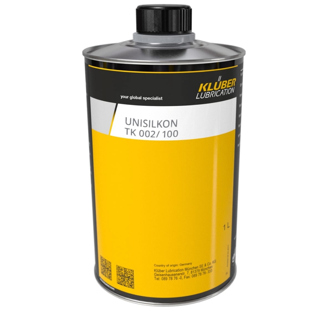 Klüber UNISILKON TK 002/ 100 Silicone oil for food-processing 1l can