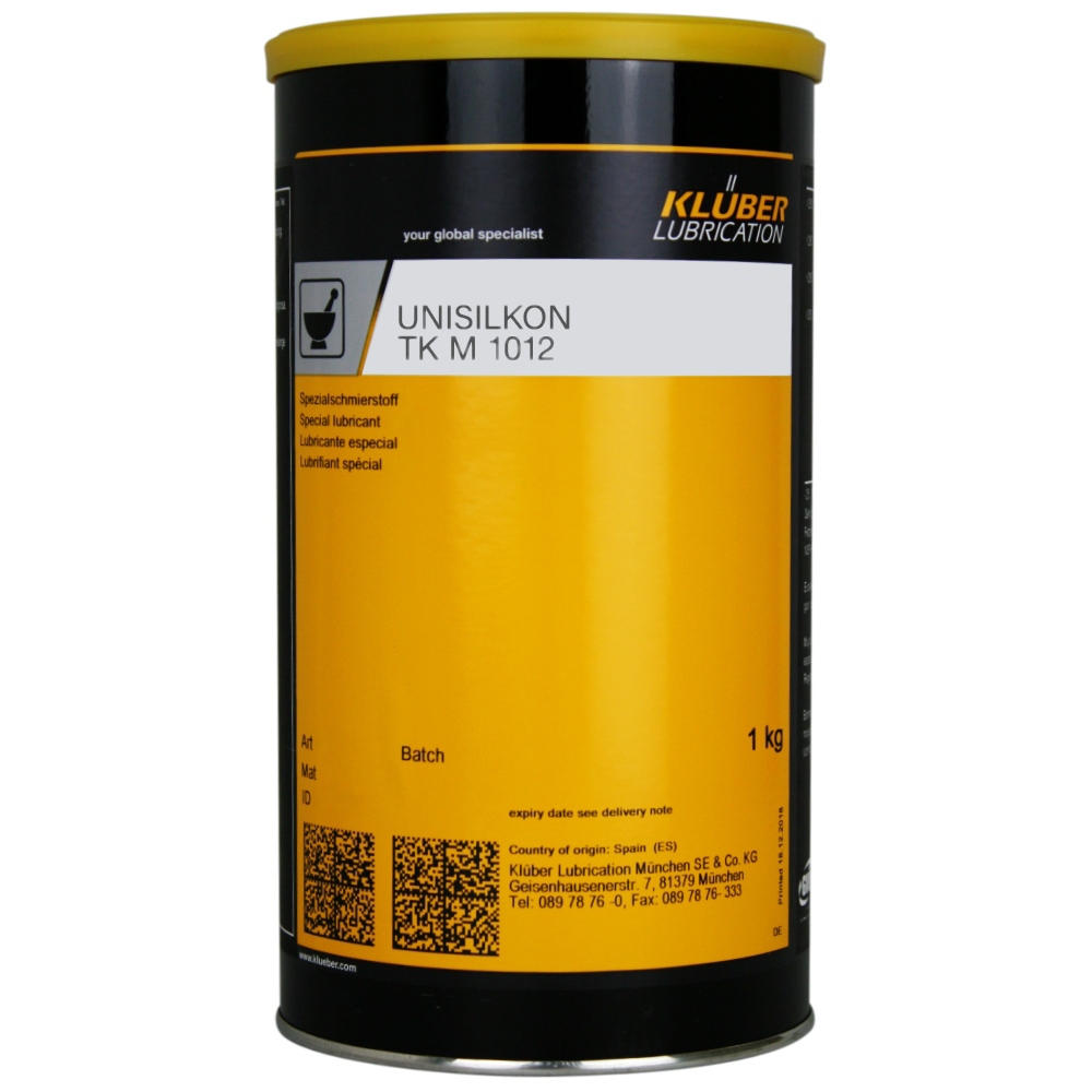 Klüber UNISILKON TK M 1012 High-temp sliding and sealing agent 1kg can