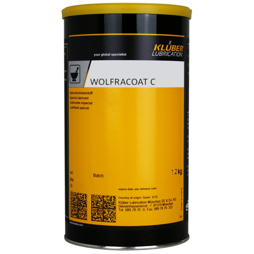 Klüber WOLFRACOAT C High-temperature lubricating paste 1.2 kg can