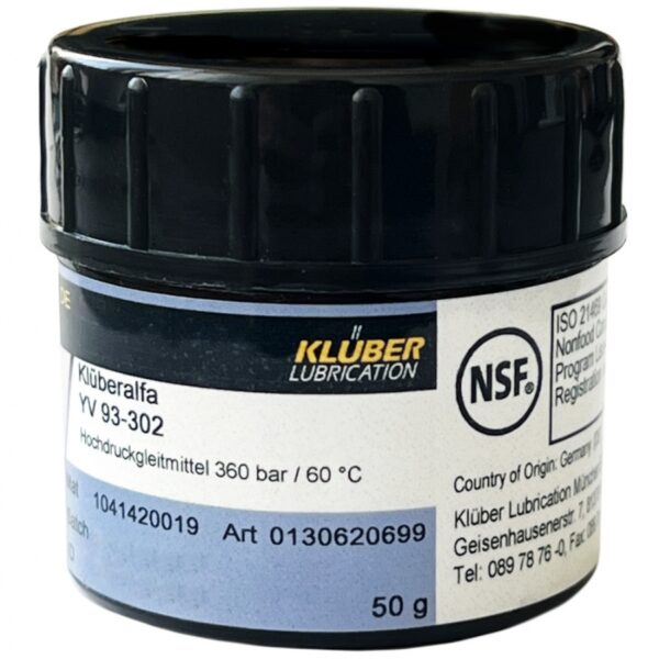 Klüberalfa YV 93-302 Sliding agent for valves and fittings 50g can