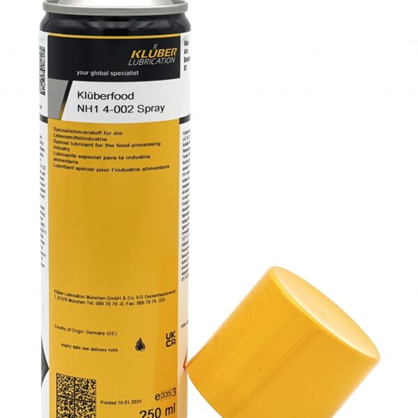 Klüberfood NH1 4-002 Spray Water displacement fluid 250ml