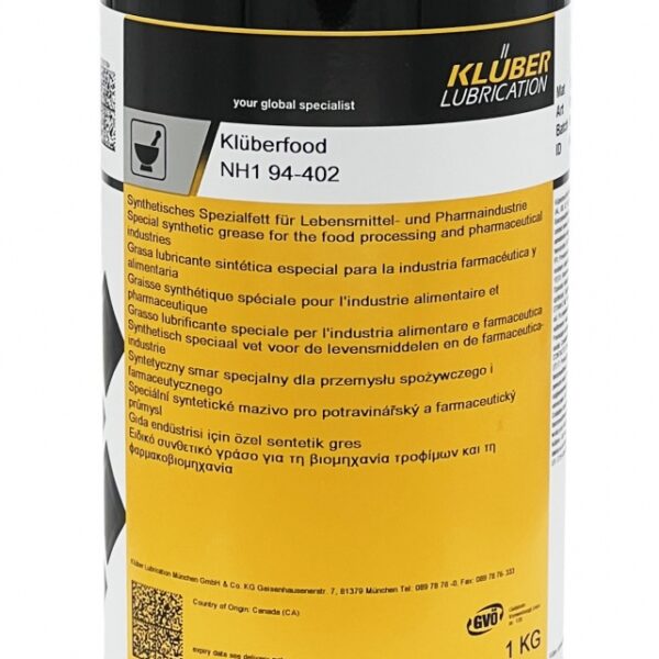 Klüberfood NH1 94-402 Synthetic special lubricating grease 1kg