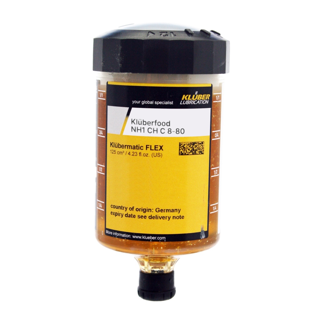 Klüberfood NH1 CH C 8-80 Semi-synthetic oil for chains FLEX 125ccm