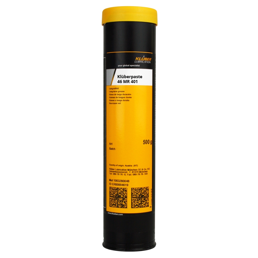 Klüberpaste 46 MR 401 High-pressure lubricating paste 500g cartridge