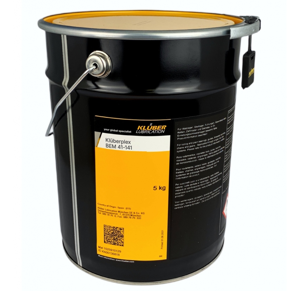 Klüberplex BEM 41-141 Lubricant for rolling and plain bearings 5 kg