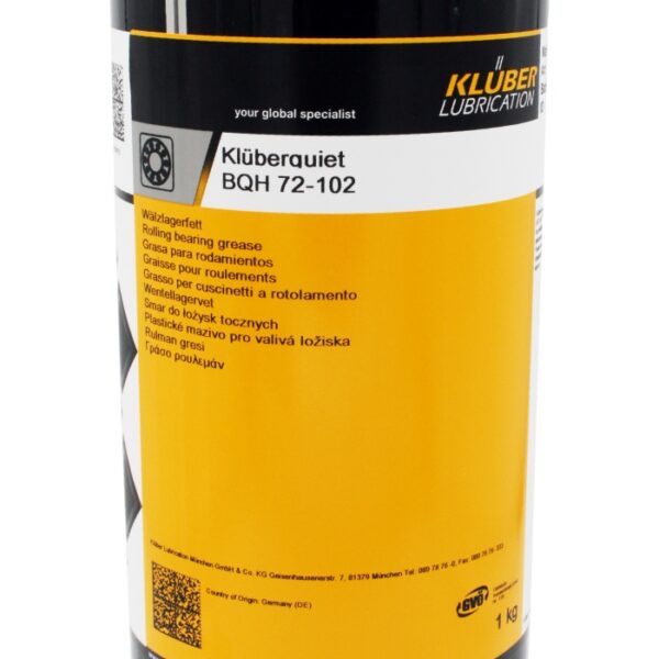Klüberquiet BQH 72-102 High-purity rolling bearing grease 1kg tin
