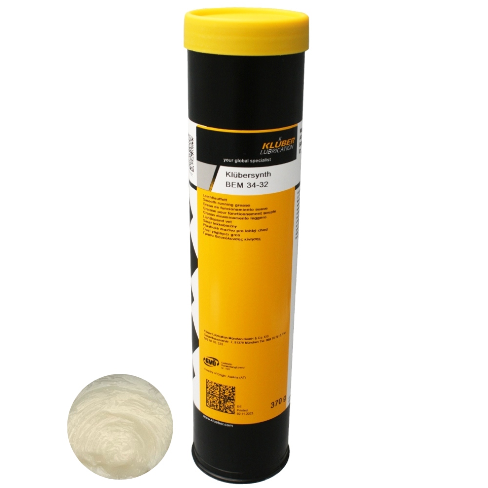 Klübersynth BEM 34-32 Synthetic smooth-running grease 370g cartridge