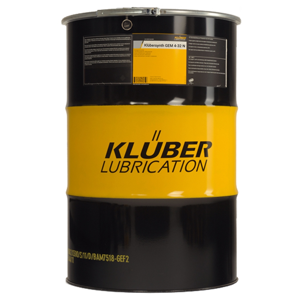 Klübersynth GEM 4-32 N Synthetic high-performance oil 200L barrel