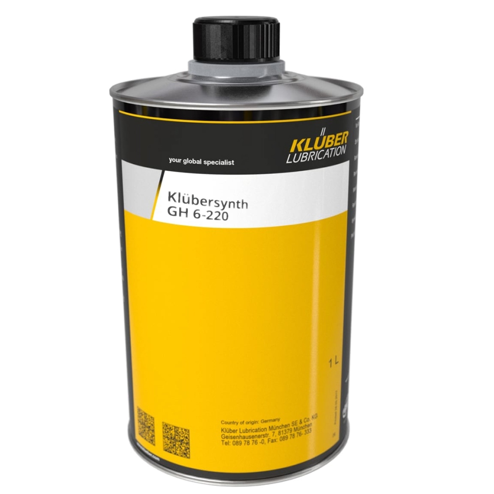Klübersynth GH 6-220  Synthetic high-performance gear oil 1l can